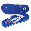 Key Largo Bottle Opener Flip Flop Sandals with Natural Rubber Straps